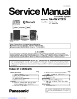 Panasonic - SC-PMX70 - Service manual 
